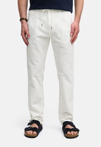 INDICODE JEANS Regular Pants 'Webb' in White: front