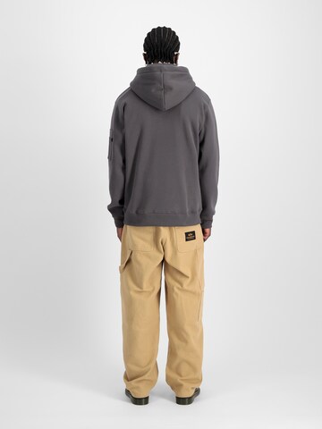 ALPHA INDUSTRIES Sweatshirt i grå