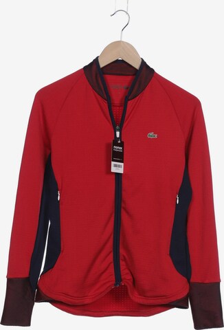Lacoste Sport Sweatshirt & Zip-Up Hoodie in M in Red: front