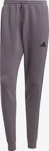 ADIDAS SPORTSWEAR Tapered Sporthose 'Essentials' in Grau: Vorderseite