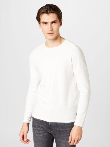 Pull-over s.Oliver en blanc : devant