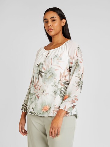 Z-One Blouse 'Ca44ra' in Wit: voorkant