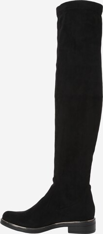 CAPRICE Over the Knee Boots in Black