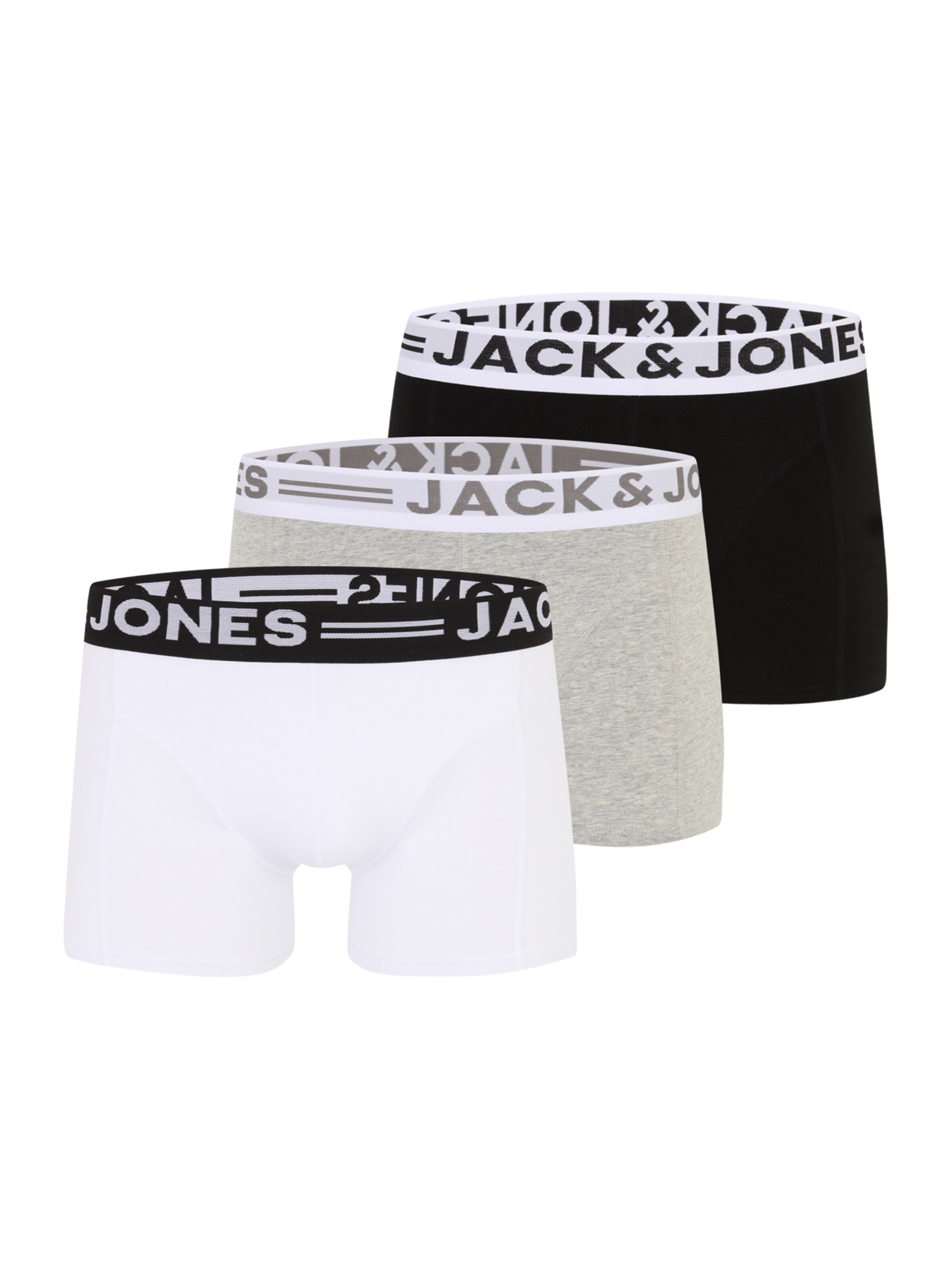 JACK & JONES Boxershorts 'Sense' in Grau: Vorderseite