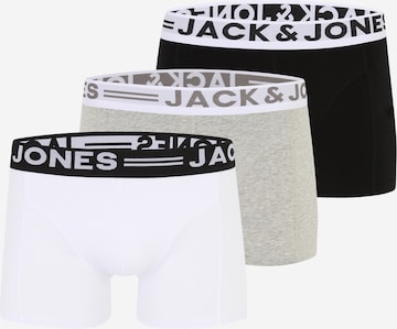 JACK & JONES - Calzoncillo boxer 'SENSE' en gris: frente