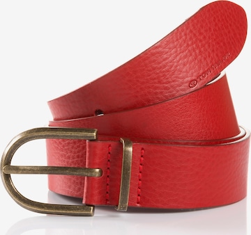 TOM TAILOR Belt ' Sylke' in Red: front