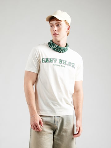 GANT Футболка в Бежевый: спереди