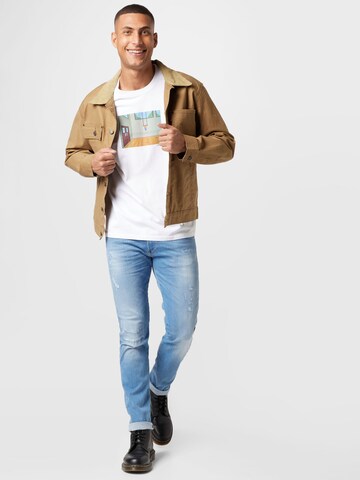 LEVI'S ® Tréning póló 'Xsimpsons L/S Tee' - fehér