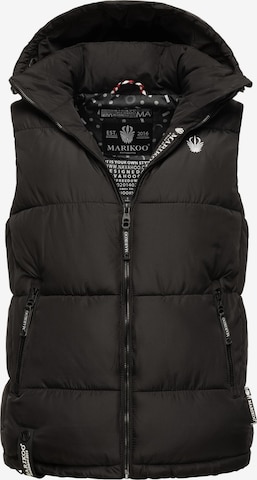 MARIKOO Vest 'Eisflöckchen' in Black