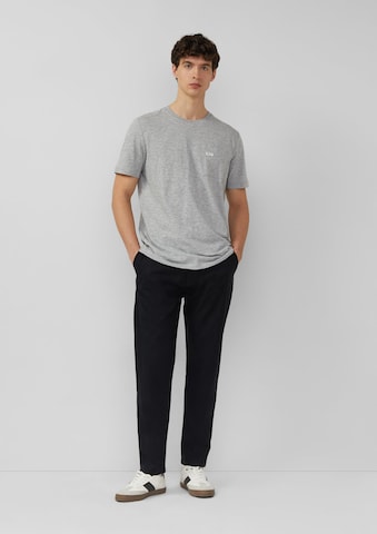 Regular Pantalon chino ' DETROIT ' s.Oliver en noir : devant