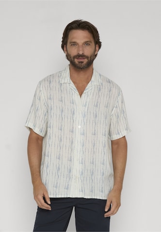 Coupe regular Chemise 'Speks' INDICODE JEANS en bleu : devant