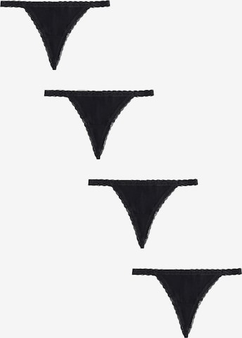 Next - Tanga en negro: frente