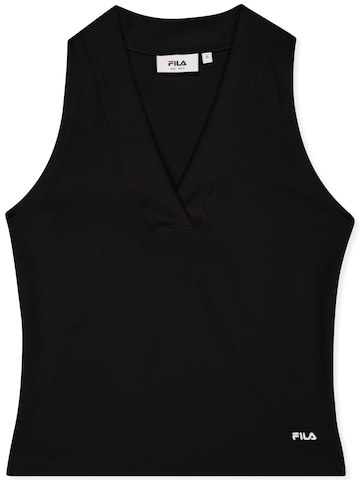 Top 'LUNATA graphic sleeveless v-neck top' di FILA in nero