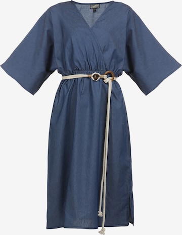 DreiMaster Vintage Kleid in Blau: predná strana