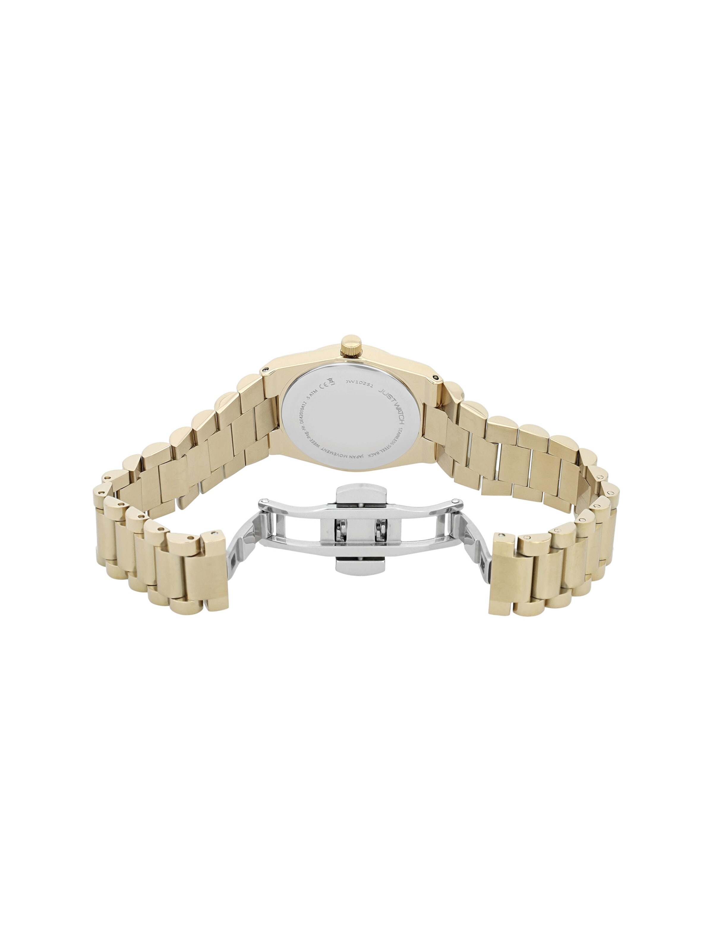 Just Watch Analog Watch '5 ATM' in Gold: front