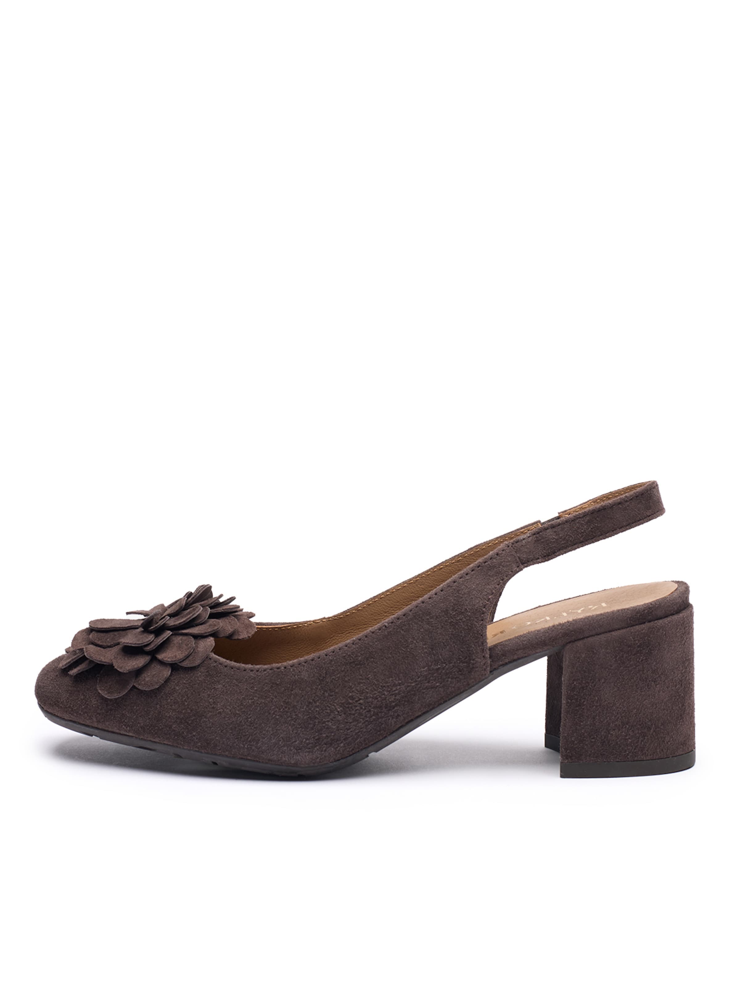 RYŁKO Čevlji s peto | rjava barva: sprednja stran