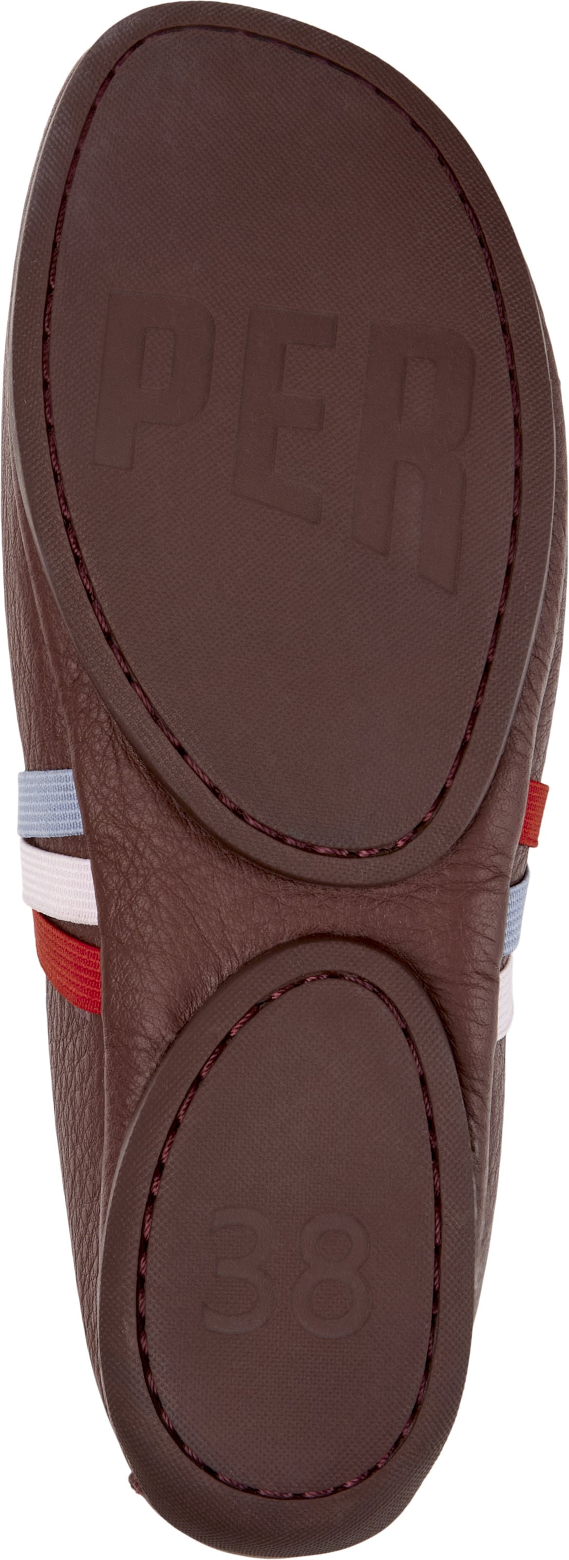 Ballerina con cinturino 'Right Nina' di CAMPER in rosso