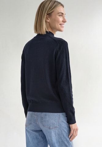 STREET ONE Basic Pullover mit Turtle Neck in Blau