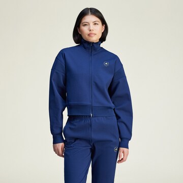 Veste de survêtement ADIDAS BY STELLA MCCARTNEY en bleu : devant