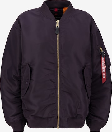 ALPHA INDUSTRIES Демисезонная куртка 'MA-1 Core' в Лиловый: спереди