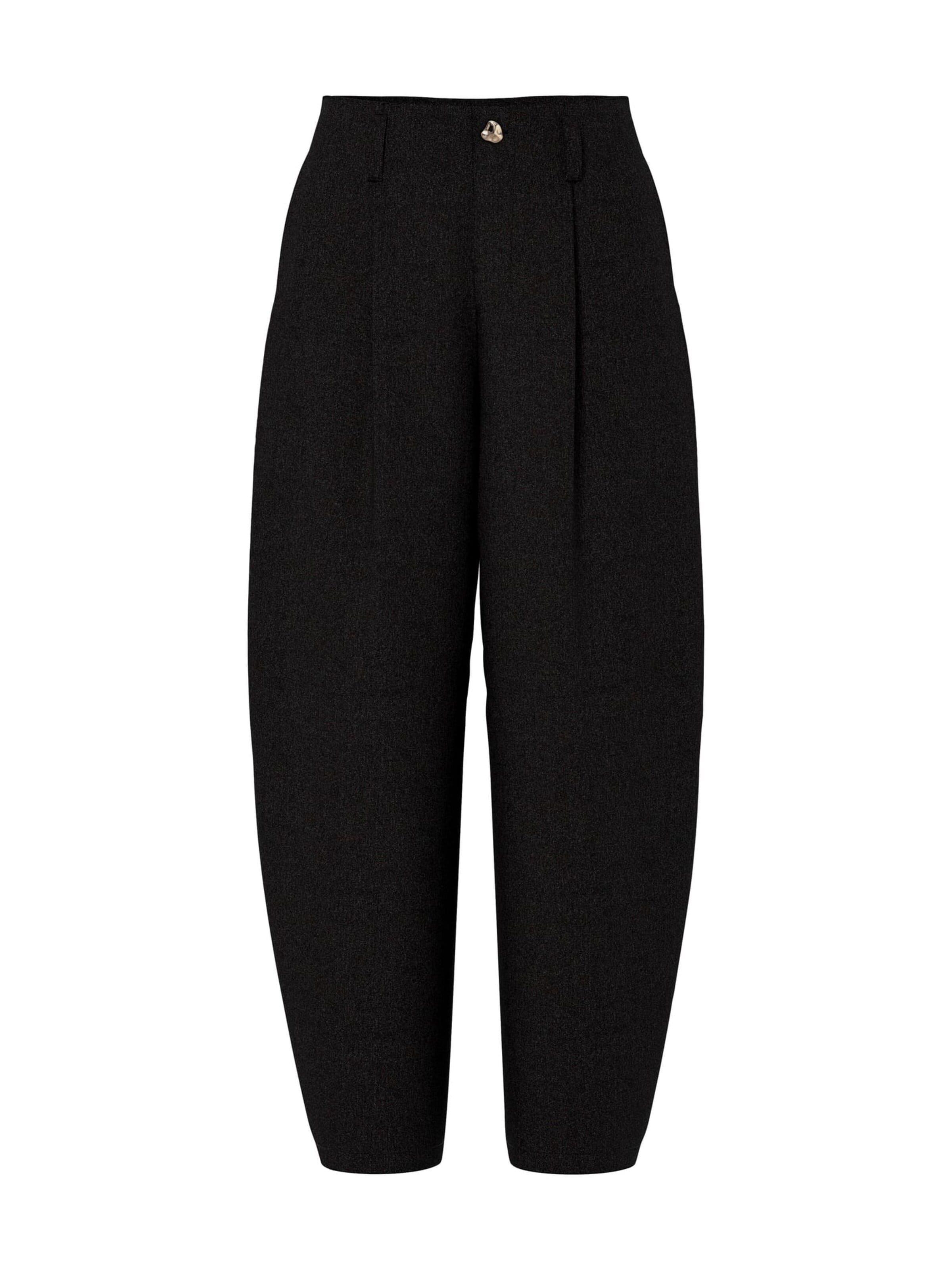 HYPEDROP Baggy Trousers 'Tiffany' in Black: front