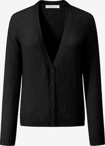 SASSYCLASSY Knit Cardigan in Black: front