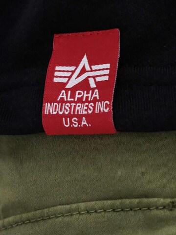 ALPHA INDUSTRIES Sweatshirt 'Crystal OS' in Black