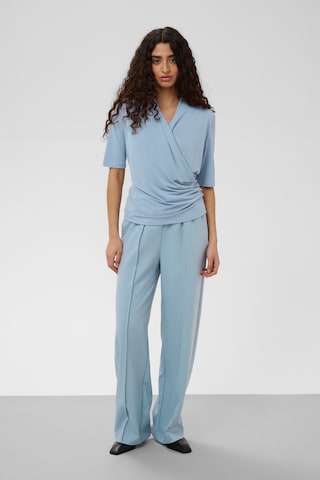 SOAKED IN LUXURY - Blusa 'SLColumbine' en azul