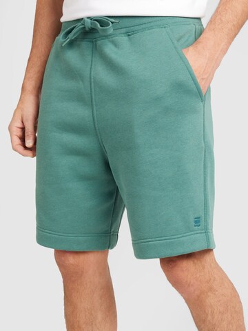 G-Star RAW Loosefit Kalhoty 'Premium Core' – zelená