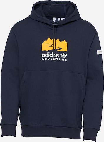 ADIDAS ORIGINALS Sweatshirt in Blue: front