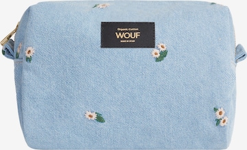 Wouf Cosmetic Bag in Blue: front