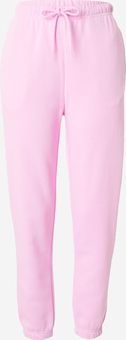 PIECES Tapered Pants 'CHILLI' in Pink: front