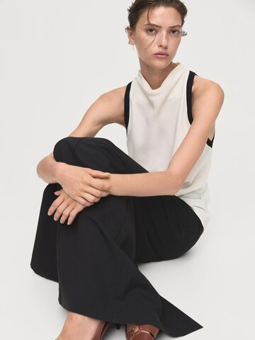 MANGO Blus 'DULCE' i beige: framsida