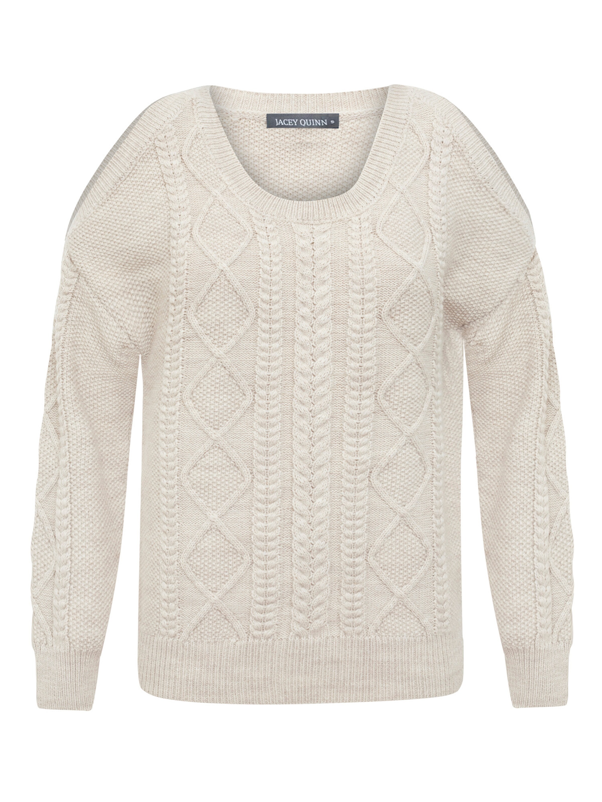 Jacey Quinn Sweater in Beige: front