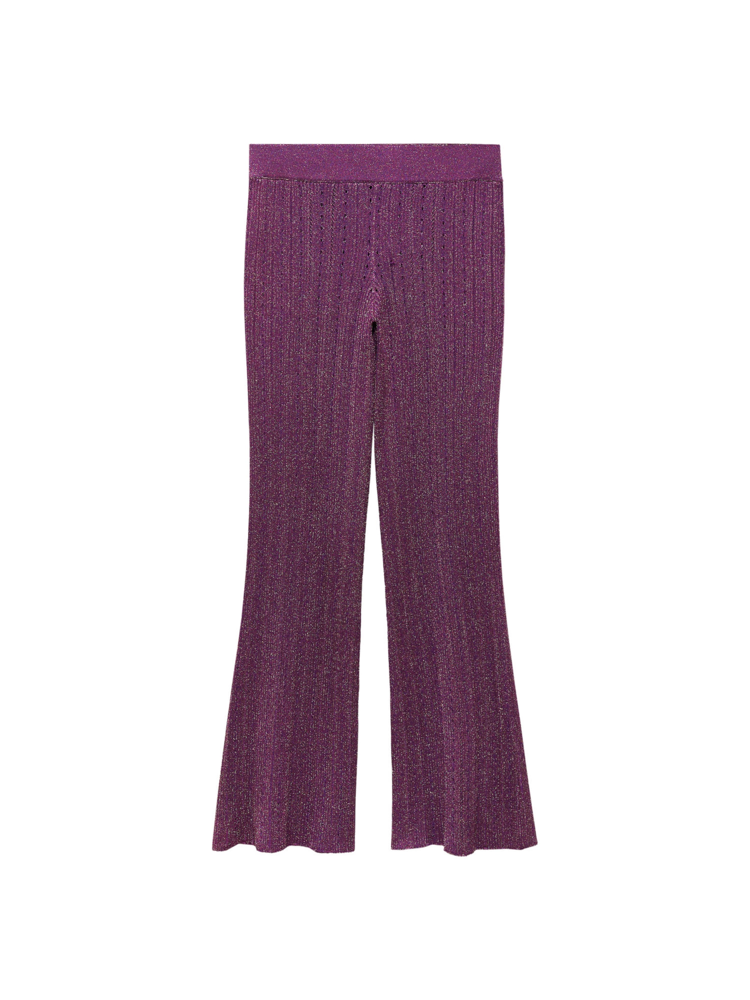 Flared Pantaloni 'Cooper' di MANGO in lilla: frontale