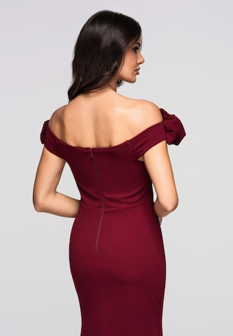 Ombre Avondjurk in Rood