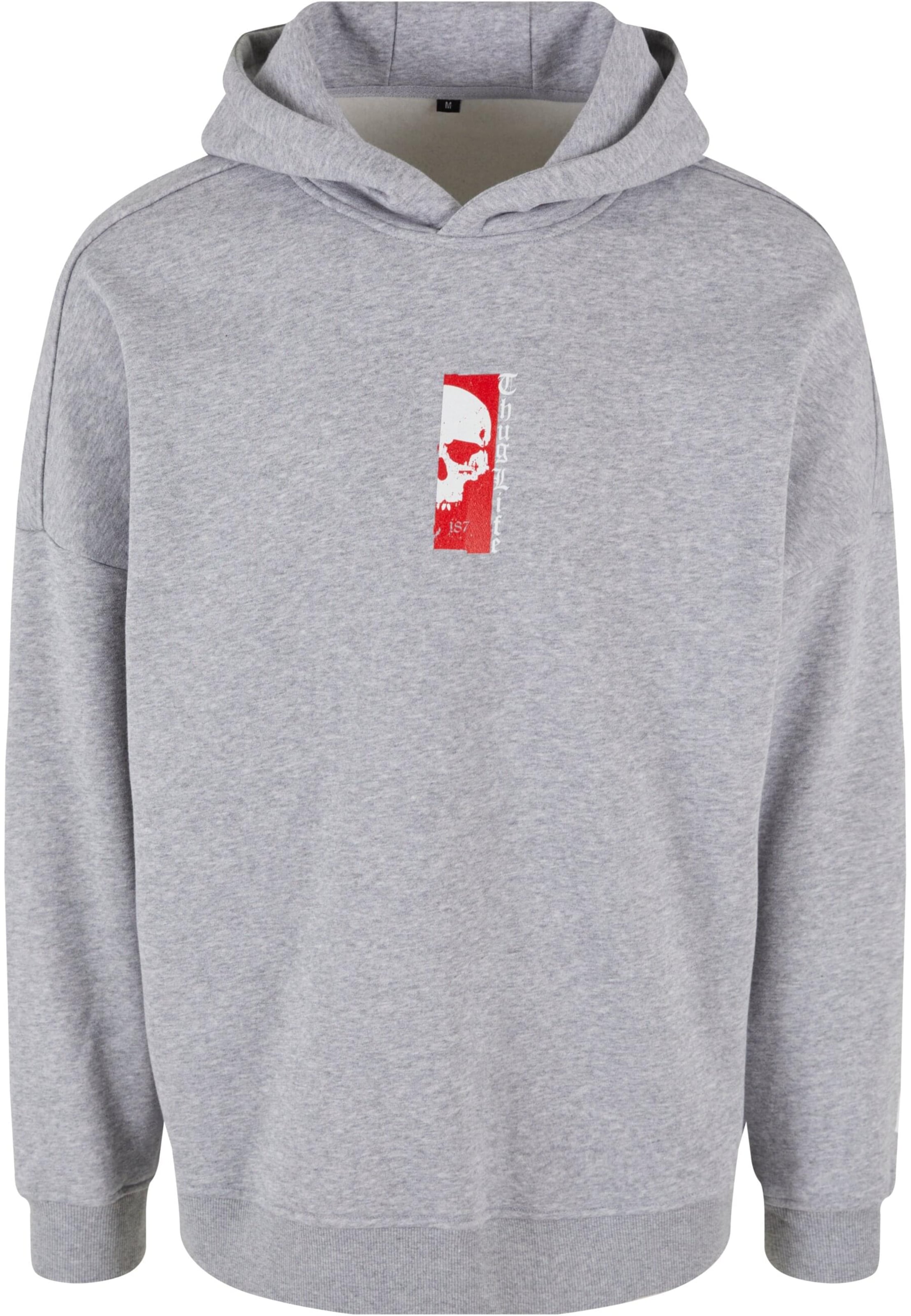 Thug Life Dressipluus 'Saboteur', värv hall: eest vaates