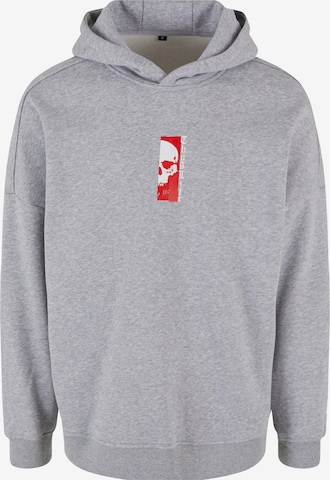 Thug Life Sweatshirt 'Saboteur' in Grey: front