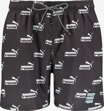 PUMA Shorts in Schwarz: front