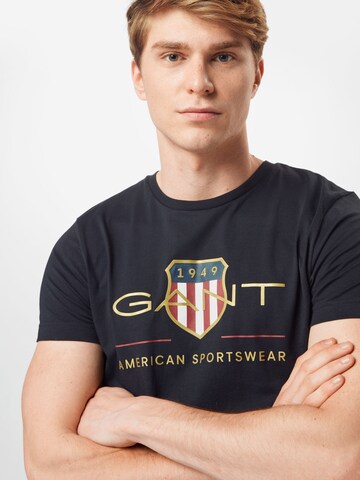 GANT T-Shirt in Schwarz