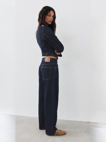 Pull&Bear Barrel Jeans in Blau