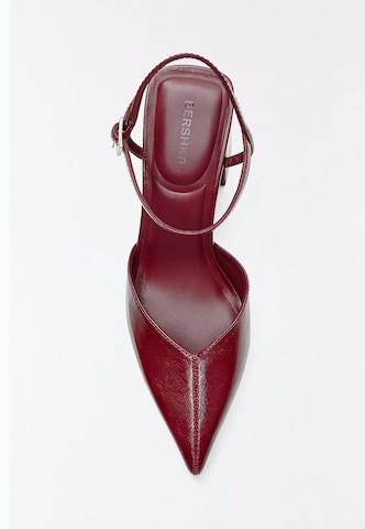 Bershka Slingback pumps i röd
