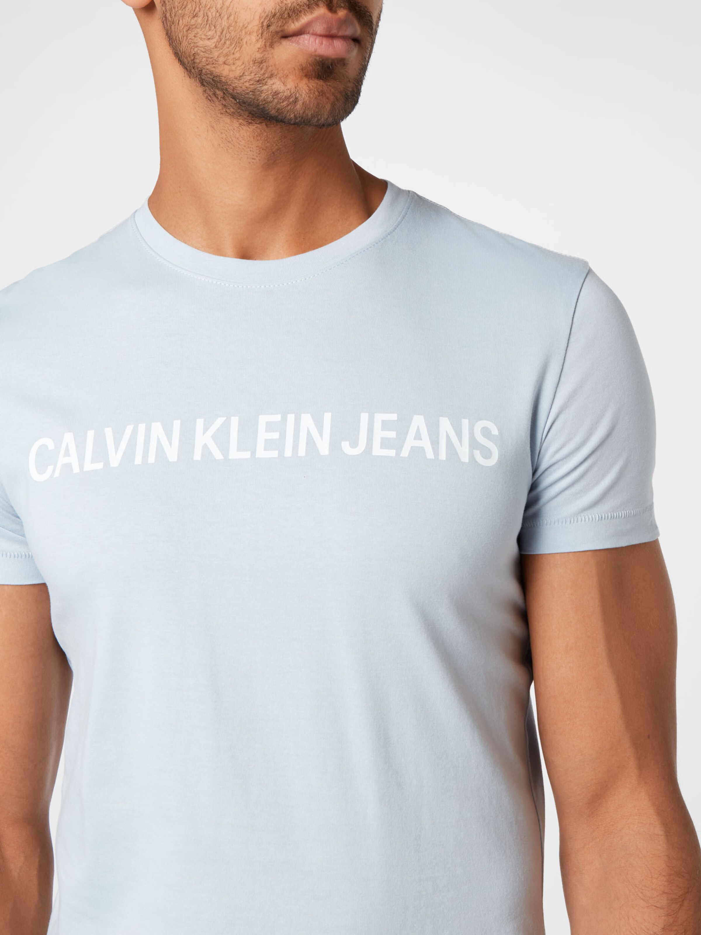 Calvin Klein Jeans T-Shirt in Hellblau 