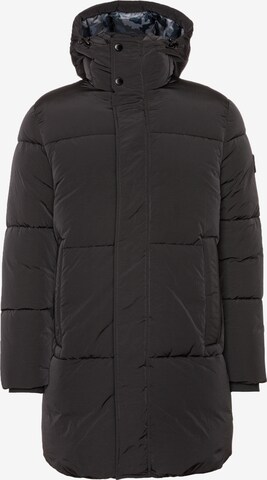 JOOP! Jeans Winter Coat 'Fabrius' in Black: front