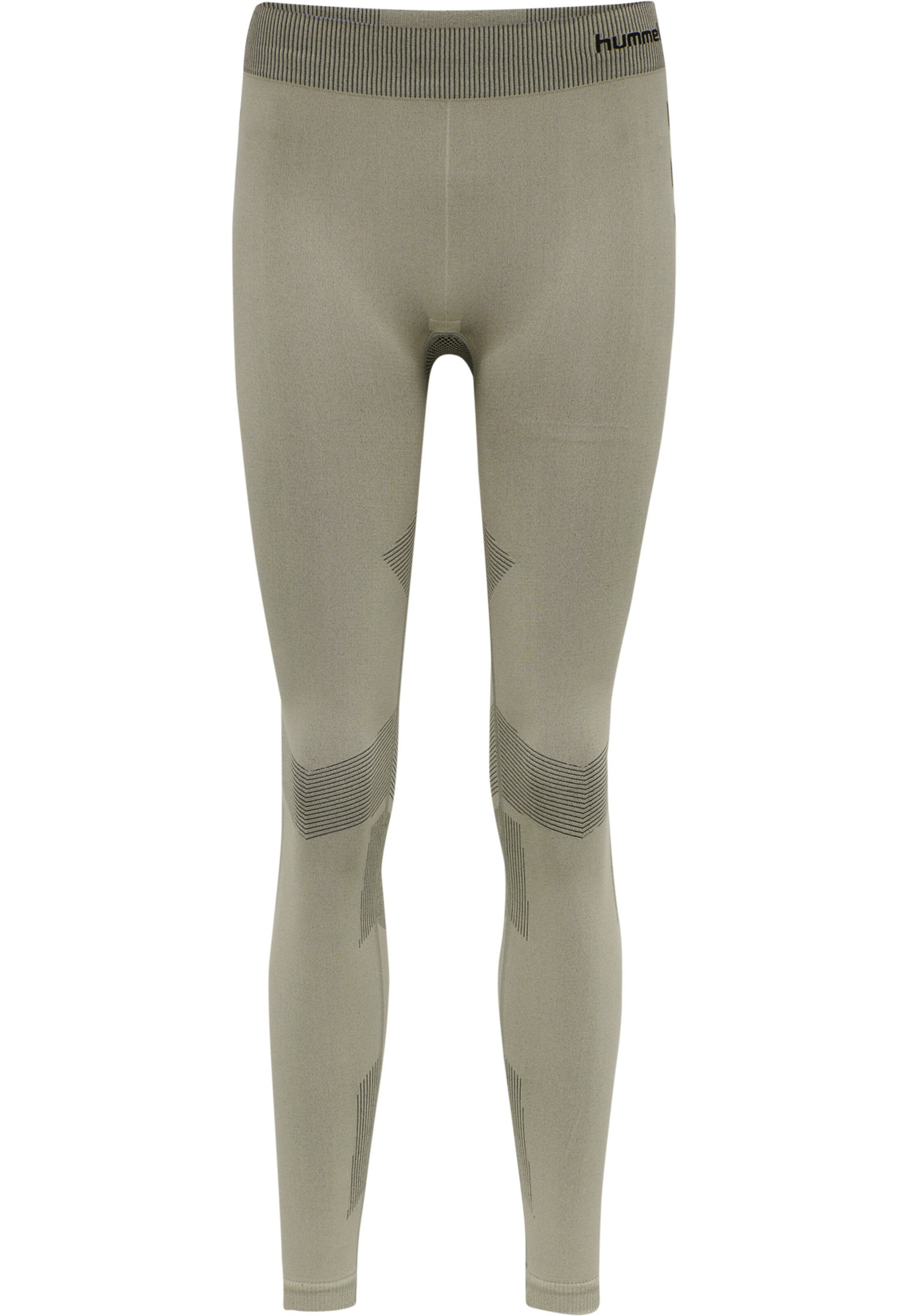 Hummel Skinny Sportsbukser 'First' i grøn: forside