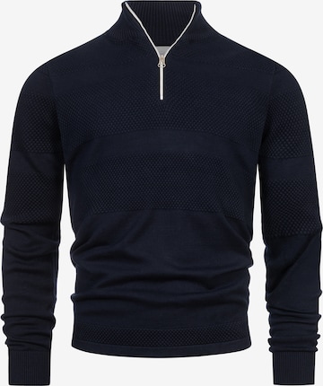 Kronstadt Trui 'Hannes' in Blauw: voorkant