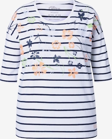 Ulla Popken Shirt in Weiß: Vorderseite