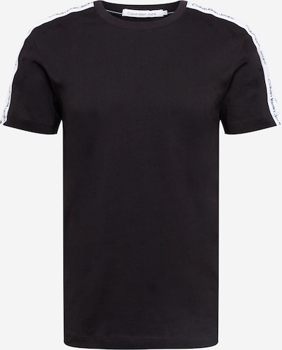 Calvin Klein Jeans Majica | črna / bela barva, Prikaz izdelka
