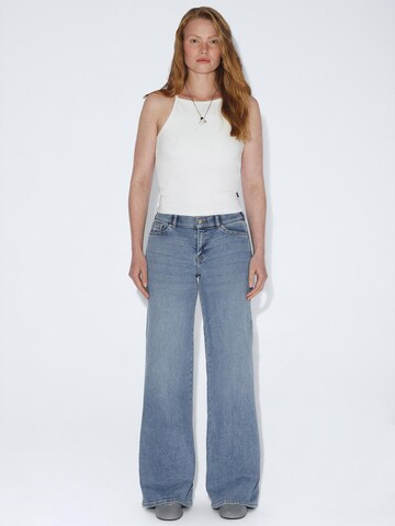 Dr. Denim Slim fit Jeans 'Zila Mid Wide' in Blue