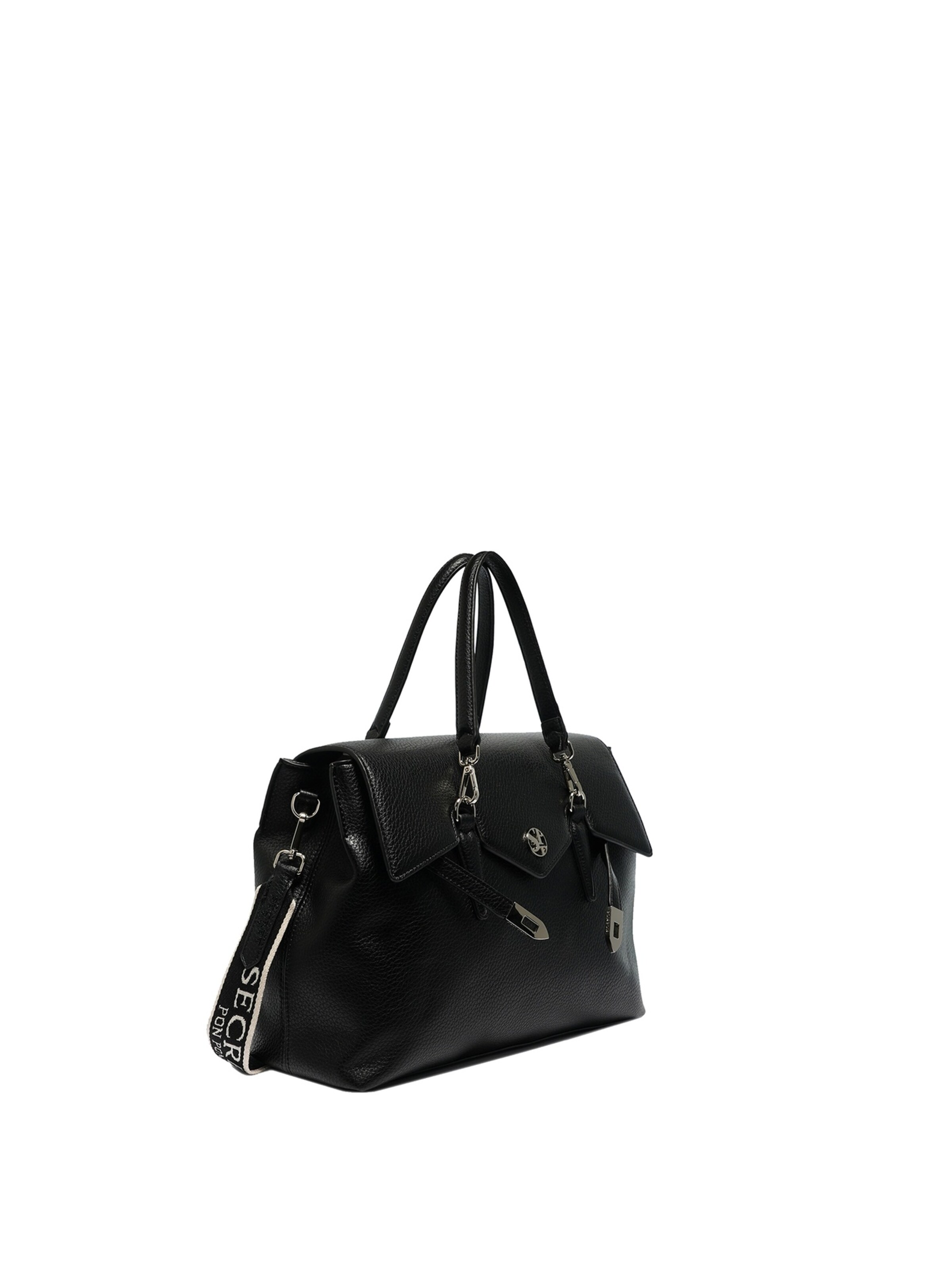 Secret Pon Pon Handbag 'Elora Prime' in Black: front